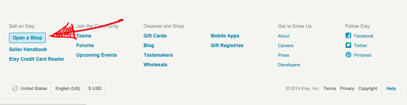 第一步设置Etsy商店