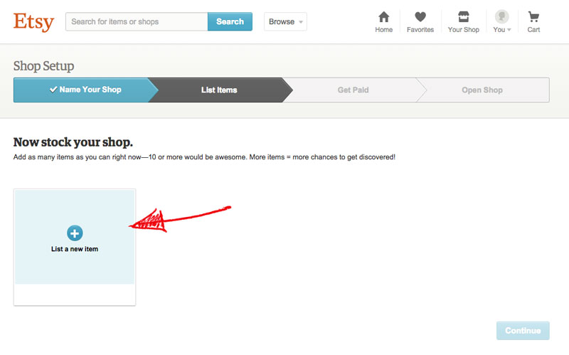 把你Etsy产品(艺术)