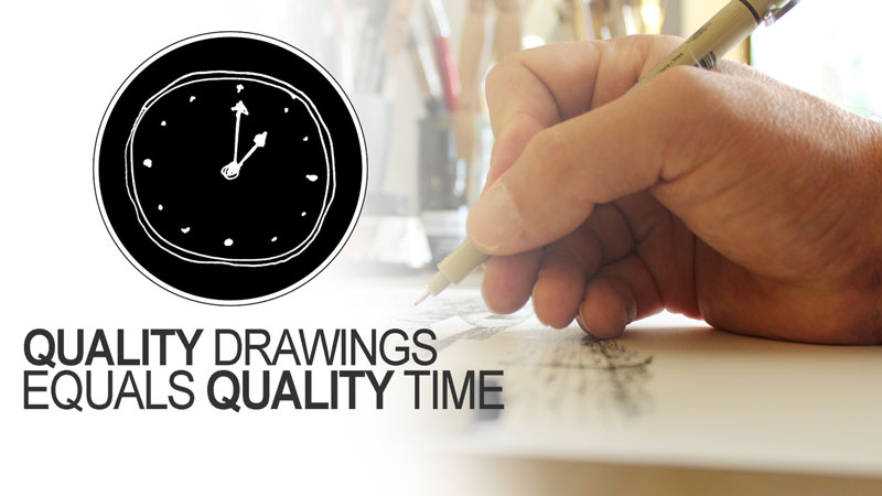 好的图纸需要时间