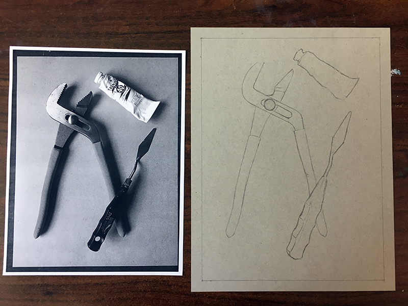 灰色纸早期阶段