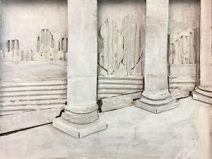 石膏应用于低浮雕