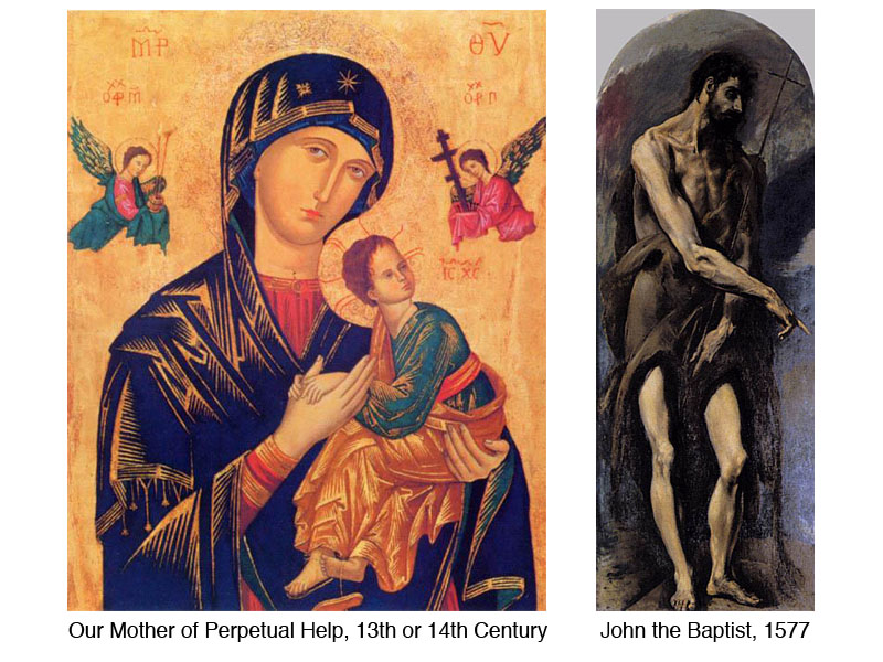 El Grecco细长的数据