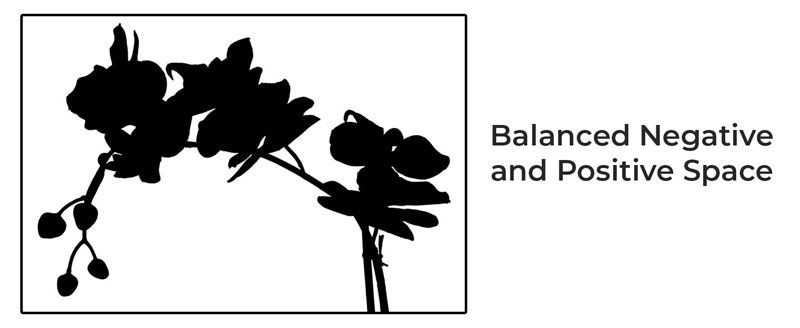 平衡正面和负面空间组成