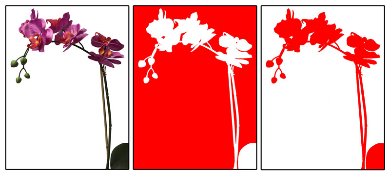 积极和消极空间的艺术成分