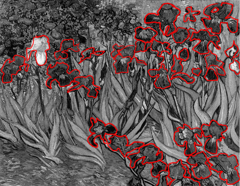 重复在艺术大花