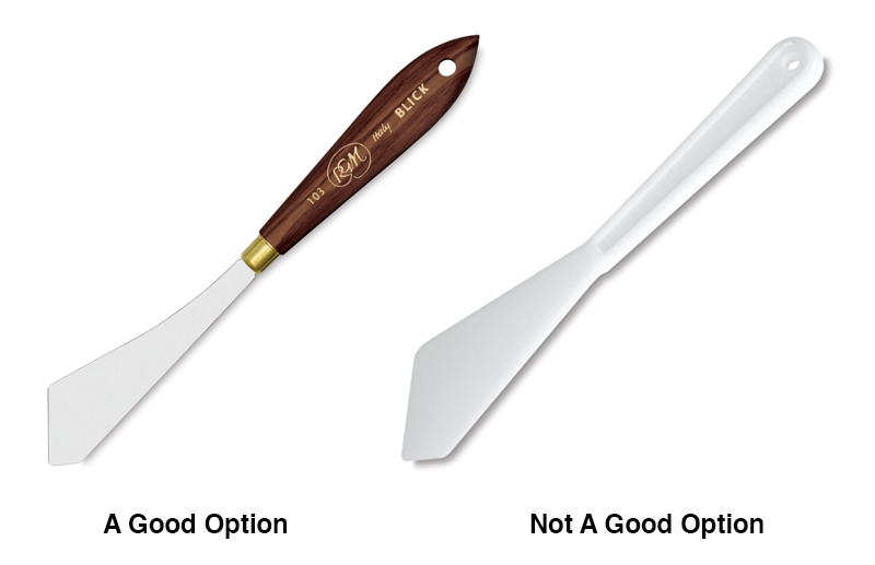 油画颜料混合刀