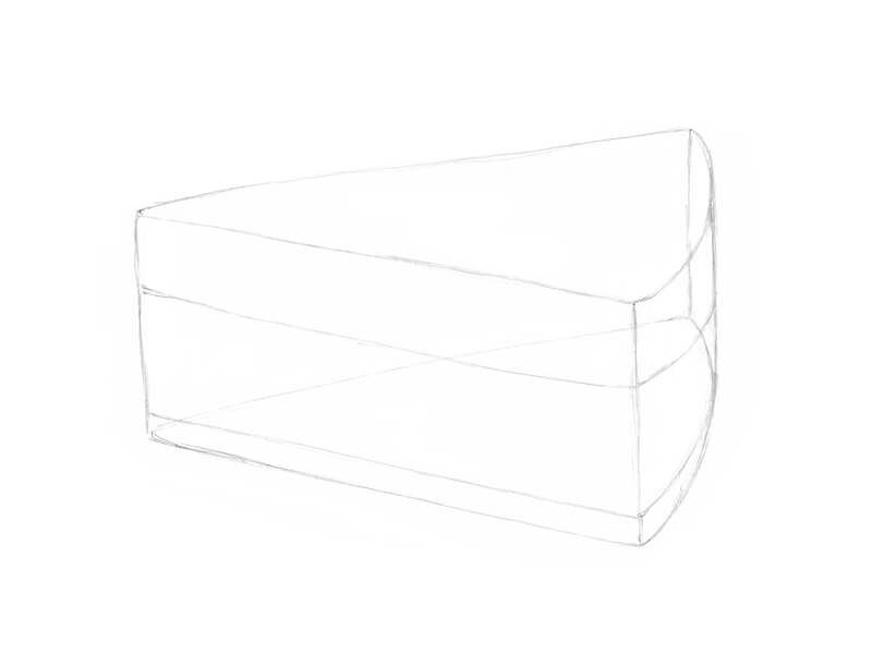 草图蛋糕上的细节