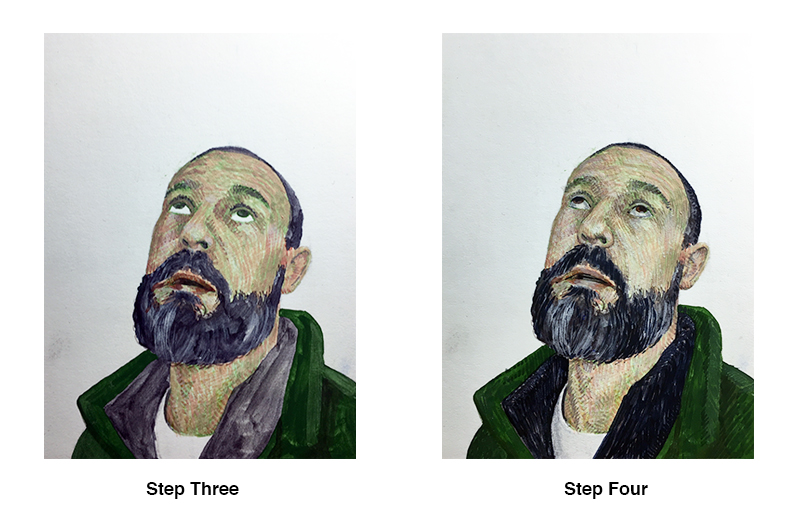 分层蛋彩画颜料