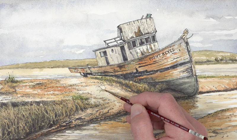 这幅画添加收尾工作