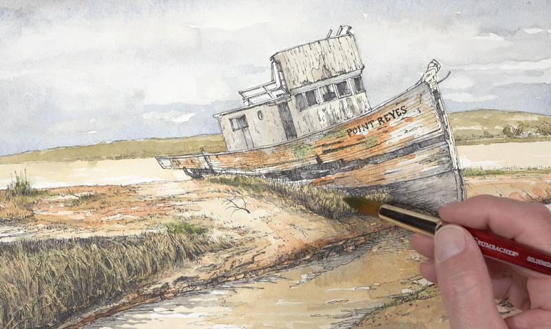 退出绿党和橙子在船上