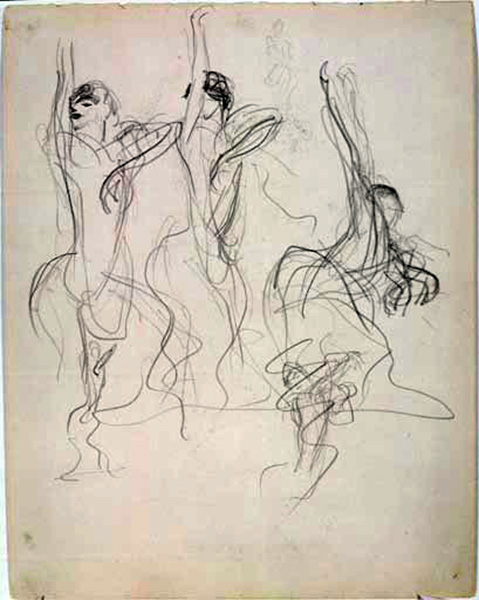 练习素描的绘画