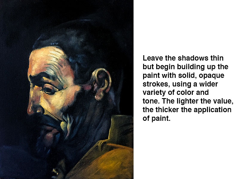 巴洛克风格的肖像画完成