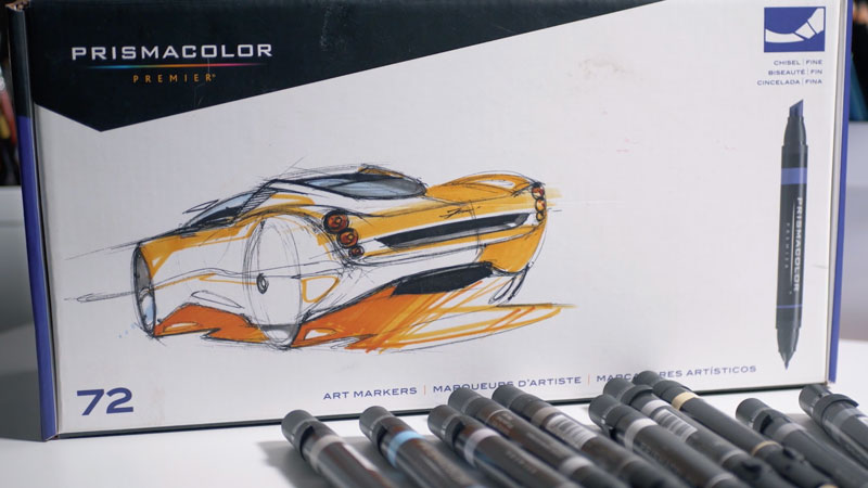 含酒精的标记由Prismacolor