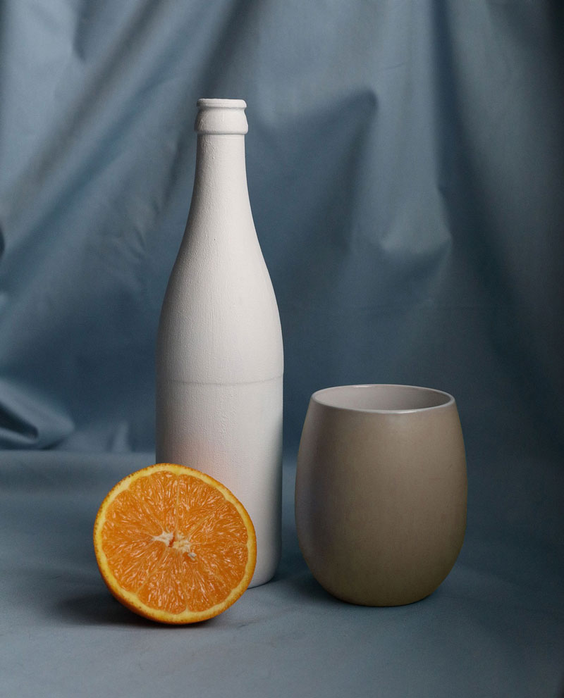 静物画参考线和清洗