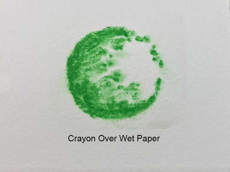 比较是用水溶性蜡笔