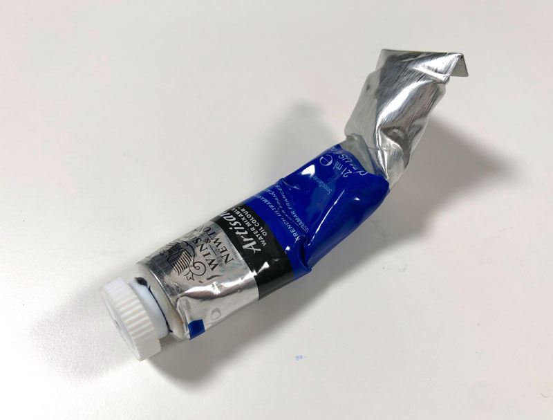 水彩颜料管的照片参考