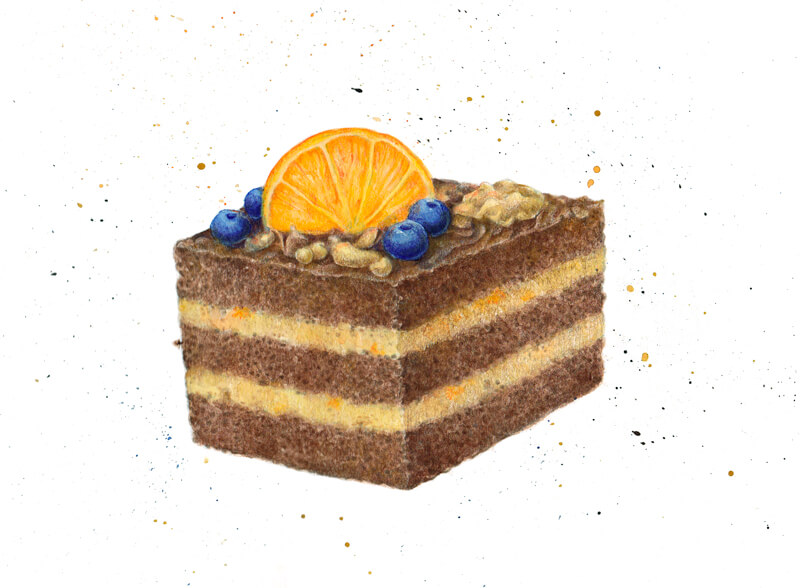 彩色铅笔分层应用程序建立深度