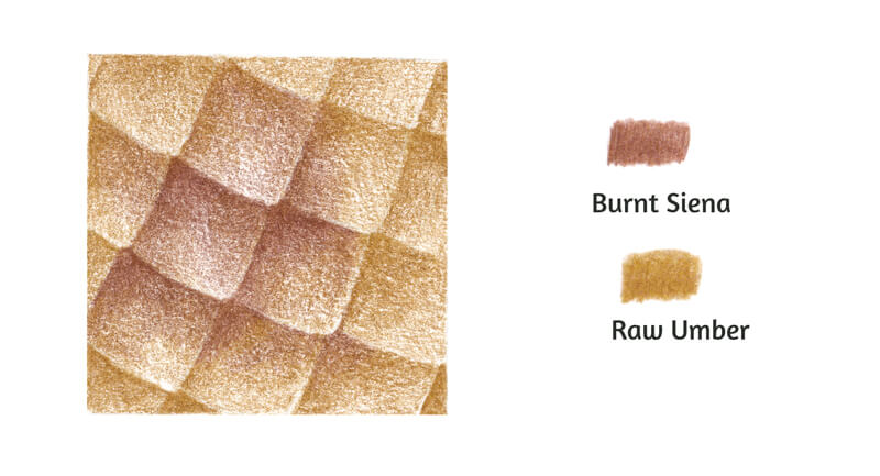 添加一个基地的颜色画蛇的鳞片