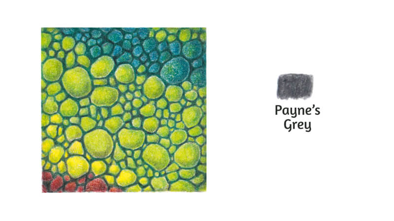 增加与黑暗的灰色