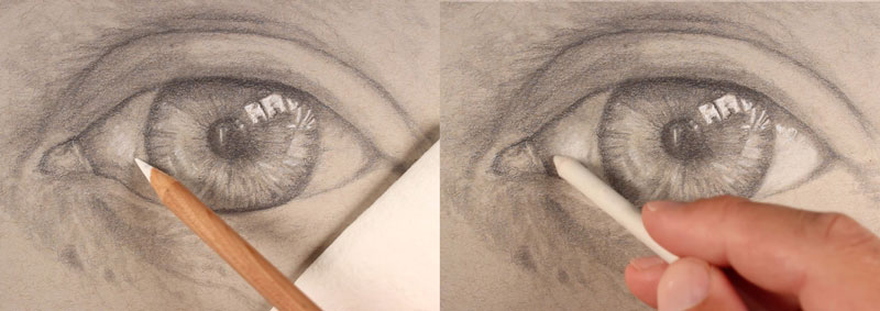 为眼睛添加亮点