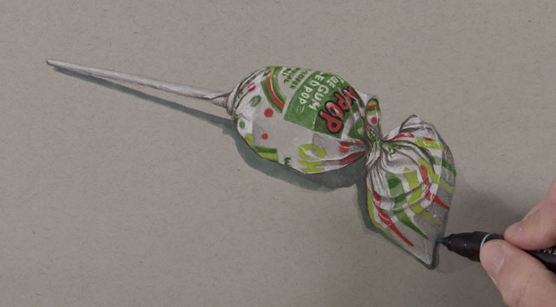 冷却的投射阴影标记