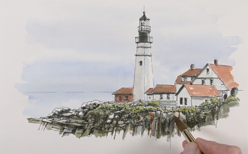 黑暗的水彩画的值