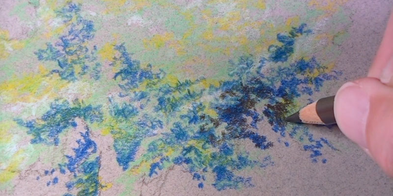 彩色铅笔尖——混合颜色