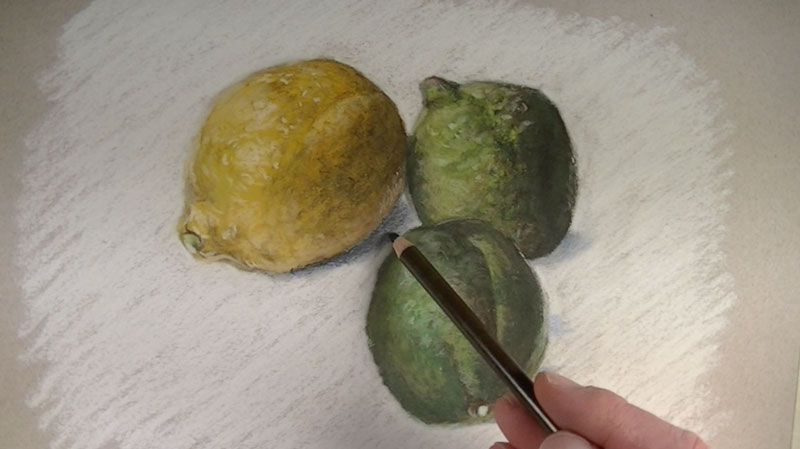 用白色蜡笔在背景上画画