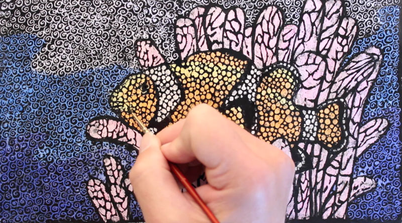 步骤6 -油墨适用于错误的领域