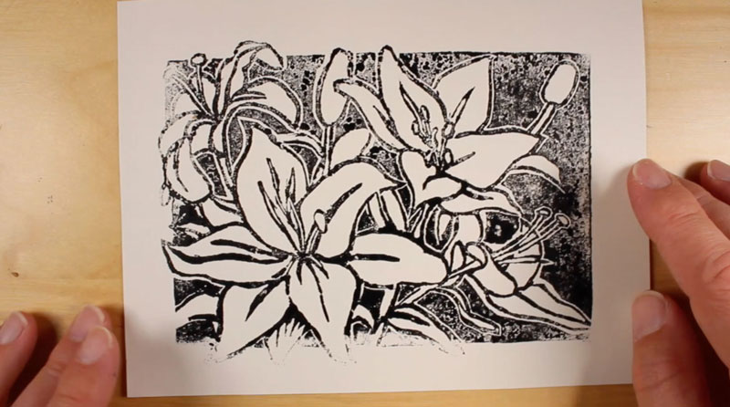 在签署了木板印刷