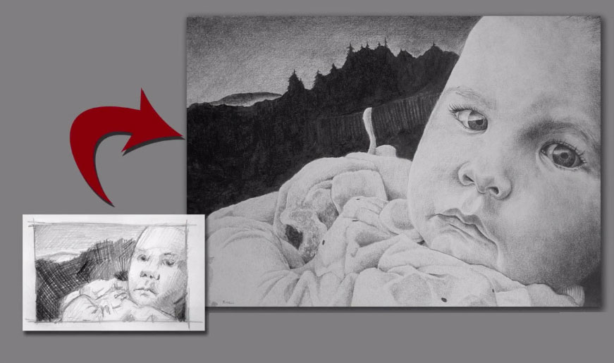 为更好的作品缩略图草图