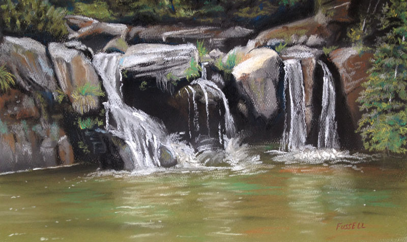 蜡笔画上Canson Mi-Teintes纸