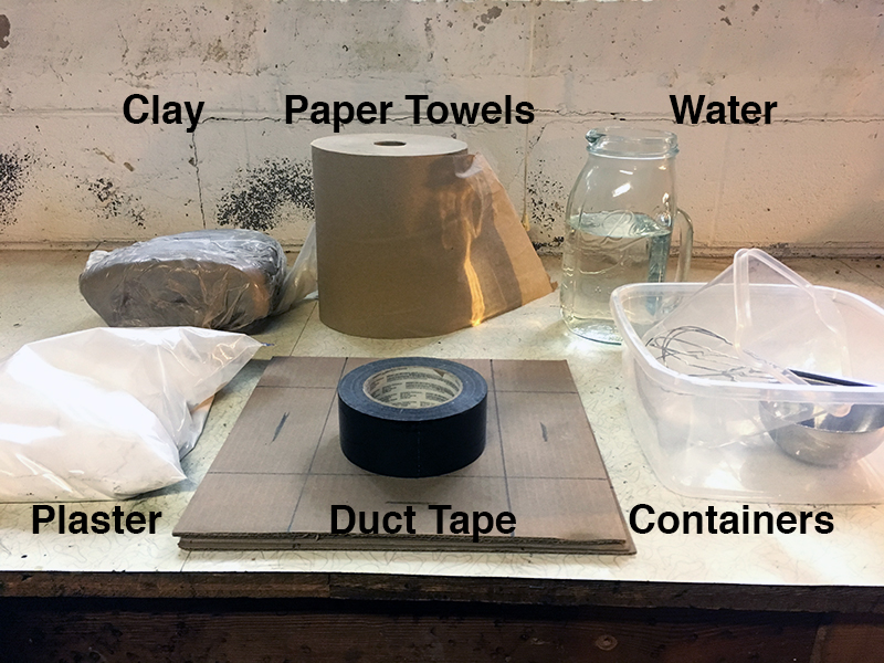 创建一个石膏浮雕的材料