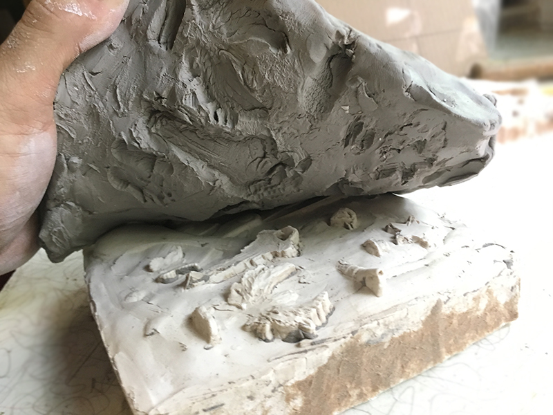 删除盒子和粘土模具