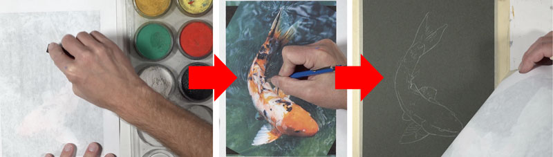 将轮廓线绘图纸