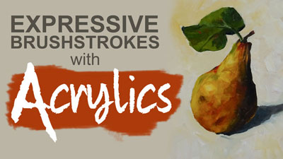 富有表现力的笔触与丙烯酸树脂