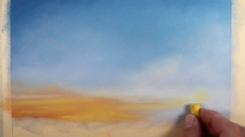 创建在天空背景光