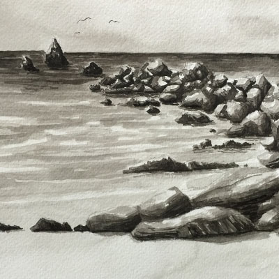 墨水洗景观系列