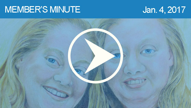 彩色铅笔肖像批判