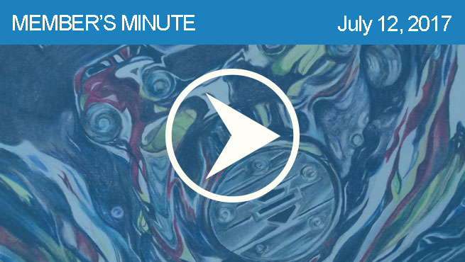 批判的彩色铅笔画画