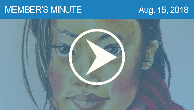 彩色铅笔肖像批判