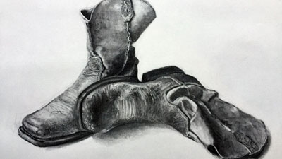 木炭静物系列课