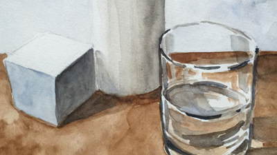 双音水彩绘画课