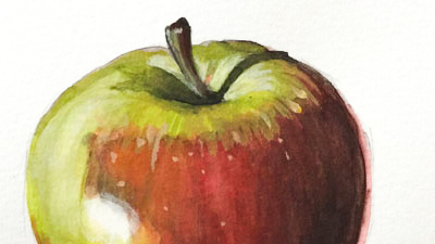 与水粉颜料绘画课——完整的教训