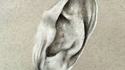 如何画一个现实的耳朵——绘画课