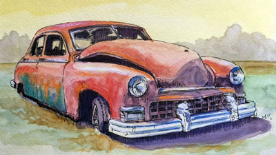 混合媒体与水彩第1部分